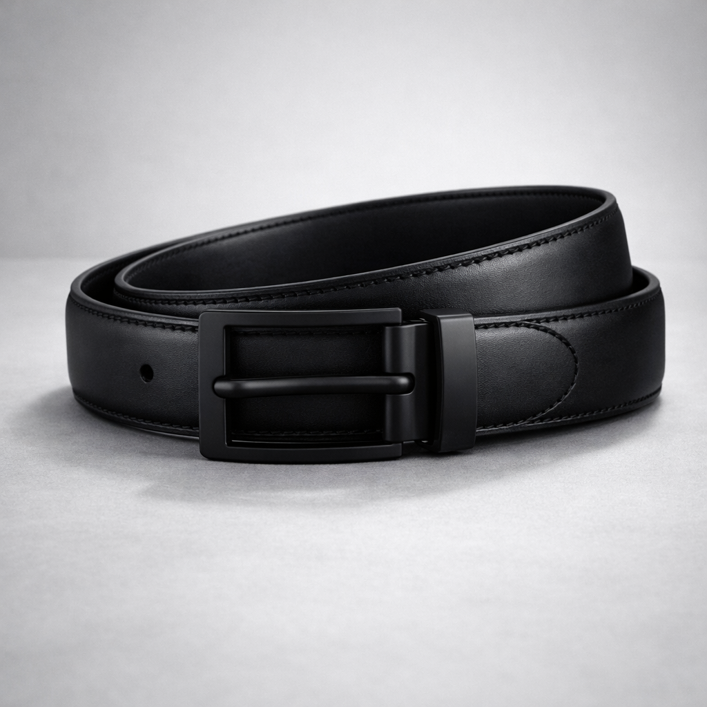 The Camden Minimalist Belt – Matte Buckle Edition