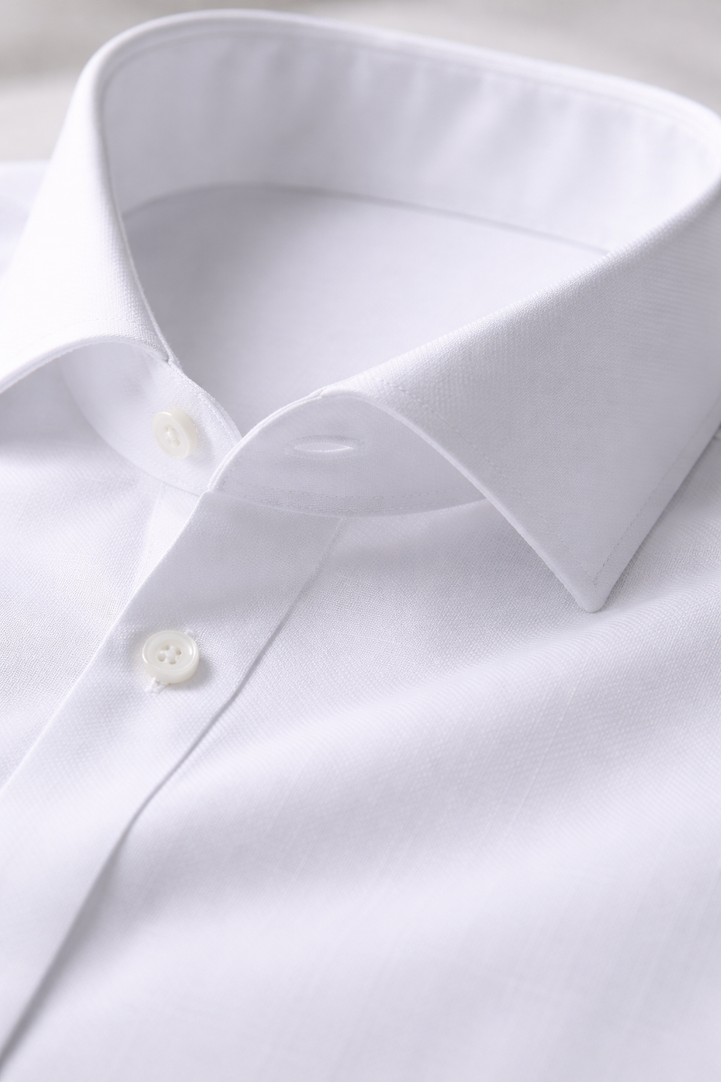 Slim Fit White Cotton Shirt – Breathable Smart Casual & Formal Wear