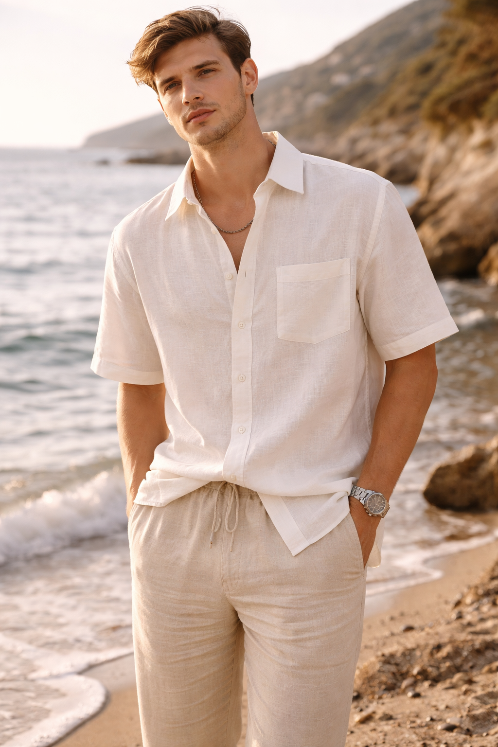 Premium Linen Shirt – Lightweight Summer Essential