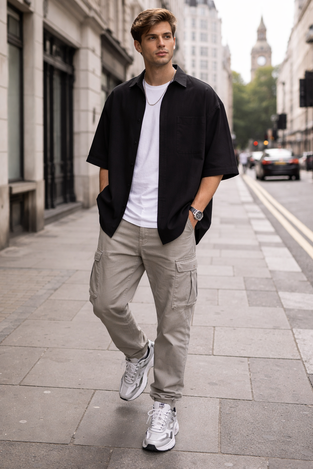 Oversized Streetwear Shirt – Relaxed Fit Urban Style