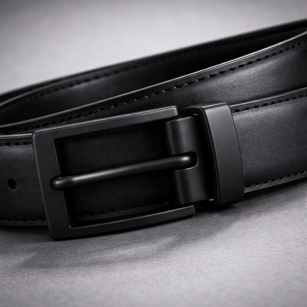 The Camden Minimalist Belt – Matte Buckle Edition