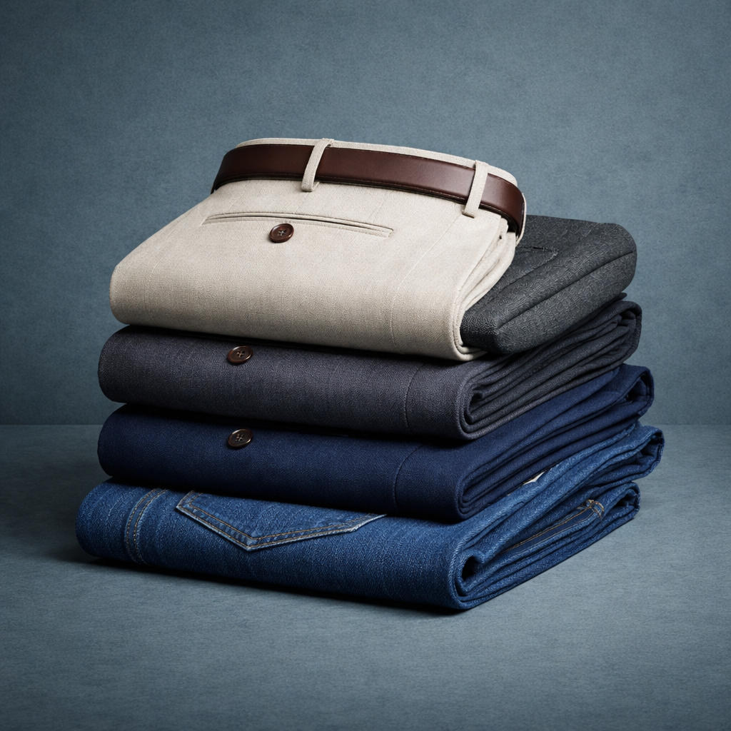 Luxury Tailored Trousers – Modern Slim Formal Fit